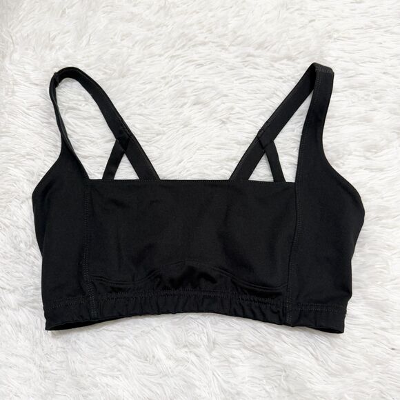 Women Free People Movement Make A Move Sports Bra In Black Size Medium - Picture 1 of 6